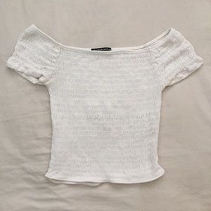 Brandy Melville White Charlene Top